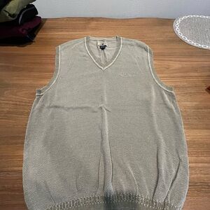 Cutter & Buck V-Neck Gray Sweater Vest